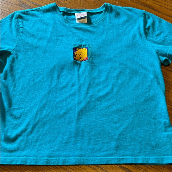 Disney Tops - Women’s Disney Turquoise T-Shirt with Winnie the Pooh 100% Cotton Large